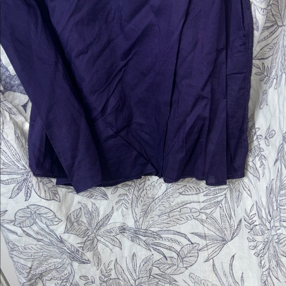 Vince Camuto Purple and White Tropical Wrap High-Low Dress New With Tag Size 14 - Picture 6 of 15